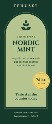 Shop roll-up — new tea