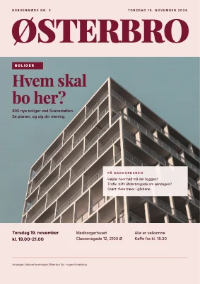 Borgermøde på Østerbro — magasinforside