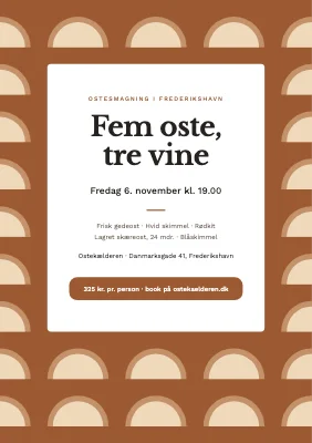 Ostesmagning — fem oste og tre vine