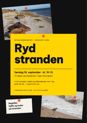 Affaldsindsamling — ryd stranden