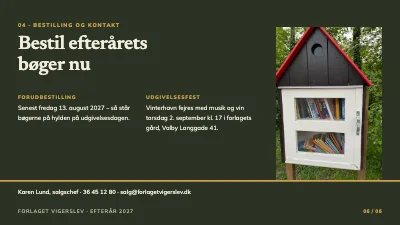 Side 6 af Forlagets efterårsprogram — nye bøger