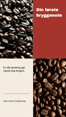 Din første bryggenote · Billedmanifest