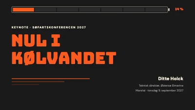 Keynote — grøn skibsfart