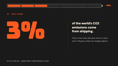 Page 3 of Keynote — green shipping