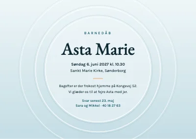 Barnedåb — ringe i vandet om navnet