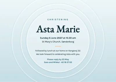 Christening — ripples around the name