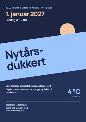 Nytårsdukkert — vinterbadning