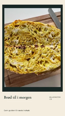 Brød til i morgen · Indrammet print