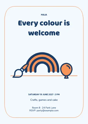 Every colour is welcome