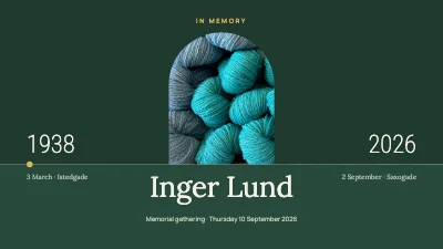 Eulogy — memorial gathering
