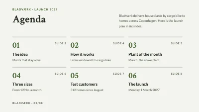 Page 2 of Product launch — houseplant subscription