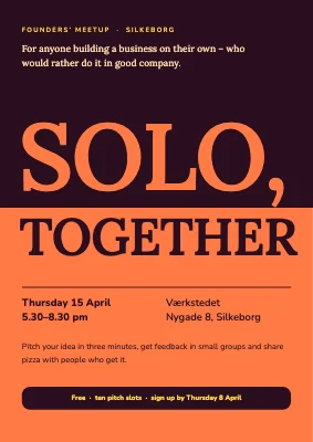 Founders’ meetup in Silkeborg — solo, together
