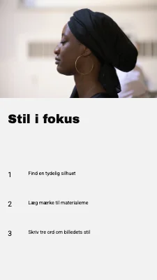 Side 2 af Stil i fokus · Moderne portræt
