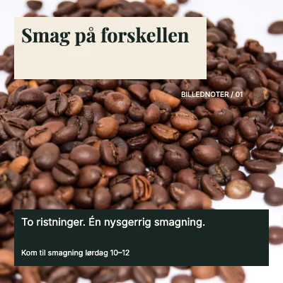 Smag på forskellen · Fotografisk forside