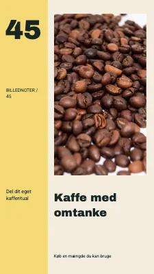 Kaffe med omtanke · Stort indeks