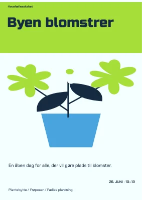 Byen blomstrer