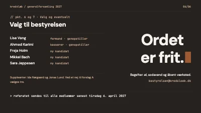 Side 6 af Generalforsamling — forening på Nørrebro