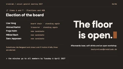 Page 6 of Annual general meeting — Nørrebro association