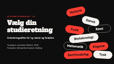 Studieretninger på gymnasiet — orienteringsaften