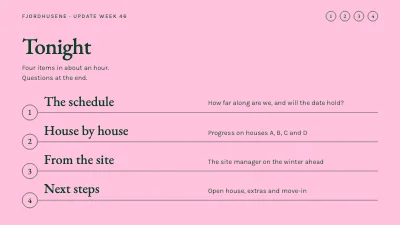 Page 2 of Building project — update for home buyers
