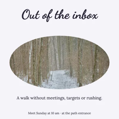 Out of the inbox · soft wellness