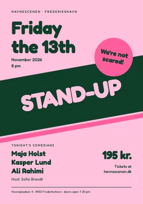 Stand-up night — diagonal band
