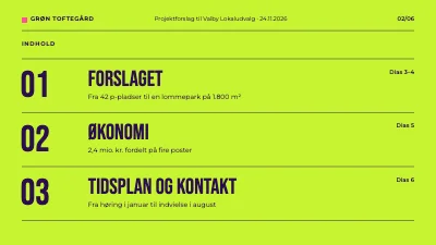 Side 2 af Projektforslag til kommunen — lommepark