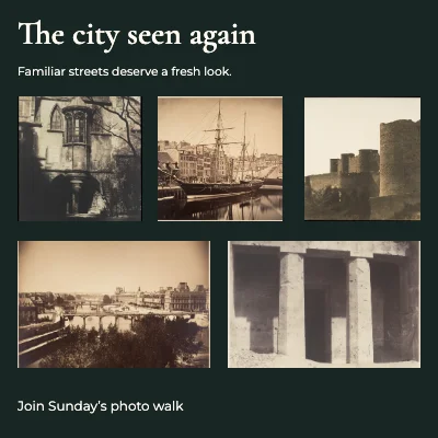 The city seen again · Portrait window