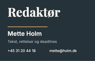 Redaktør