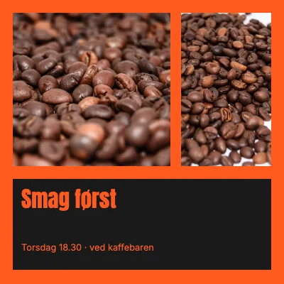 Smag først · Værkstedsbillet
