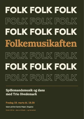 Folkemusikaften — FOLK som omkvæd