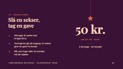 Side 5 af Julefrokost — program og menu