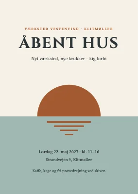 Åbent hus i Klitmøller — invitation