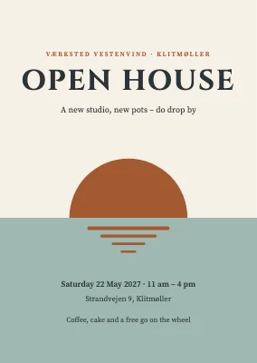 Open house in Klitmøller — invitation