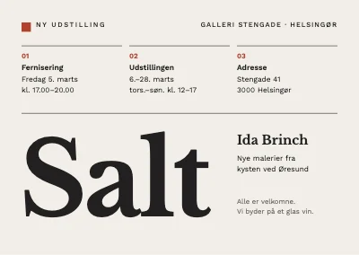 Fernisering — schweizisk grid og stor titel