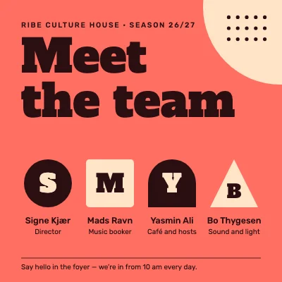 Culture house — meet the team