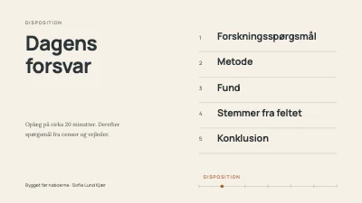 Side 2 af Specialeforsvar — kandidatspeciale