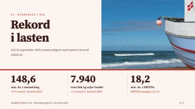Side 3 af Kvartalsrapport — fiskeri ved Vestkysten