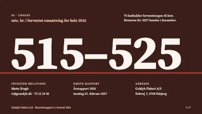 Side 7 af Kvartalsrapport — fiskeri ved Vestkysten