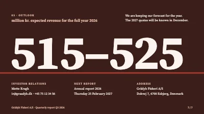 Page 7 of Quarterly report — West Coast fishing company