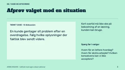 Side 3 af Kundeservice med sammenhæng