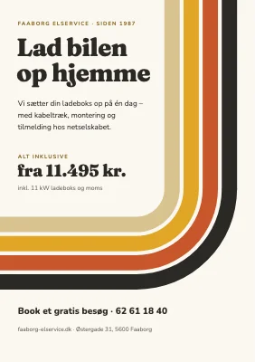 Ladeboks til elbil — Faaborg