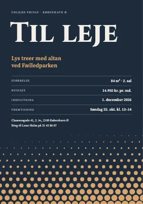 Lejlighed til leje — Østerbro