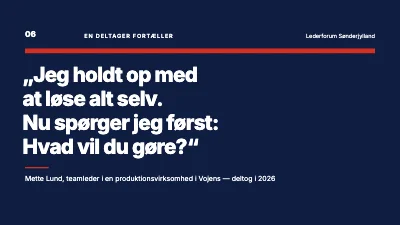 Side 6 af Lederudvikling — forløb for nye ledere