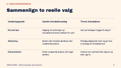 Side 2 af En bedre første måned