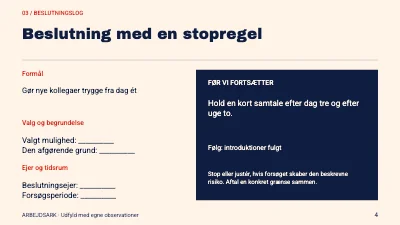 Side 4 af En bedre første måned