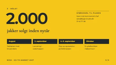 Side 5 af Go-to-market — lancering af produkt