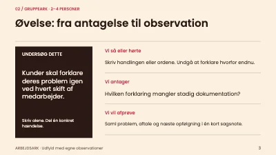 Side 3 af Kundeservice med sammenhæng