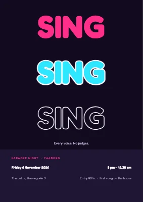 Karaoke night — sing along in Faaborg