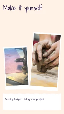 Make it yourself · torn paper journal